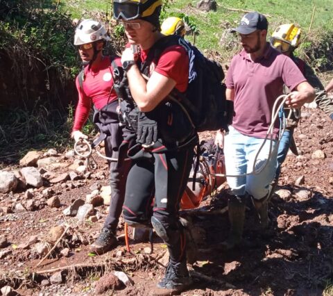 Bombeiros baianos carregam vítima por trilha de 3 km e resgatam 208 pessoas em áreas de risco do RS
