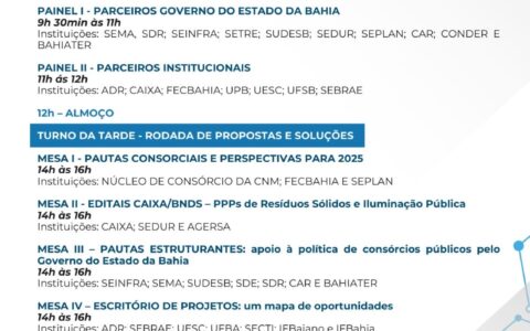 CDS-Ls realiza   seminário para gestores eleitos e reeleitos do território litoral sul