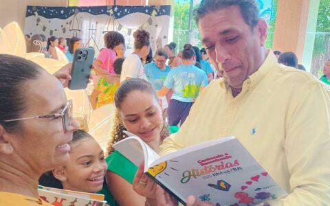 Governo Marão é pioneiro, ao incentivar a produção de livros pelos alunos da Rede Municipal de Ensino, com o projeto Nas Ondas da Leitura