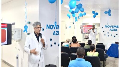 Palestra promovida pelo Hospital Regional Costa do Cacau reforça a importância para o diagnóstico precoce do câncer de próstata