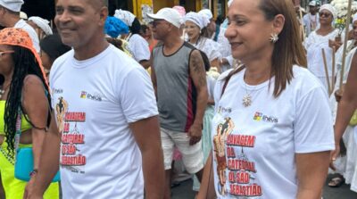 César Porto prestigia Lavagem das Escadarias da Catedral de São Sebastião e destaca valorização da cultura ilheense