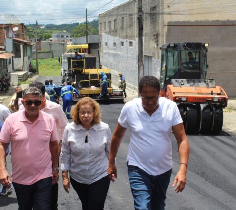 Prefeito Augusto Castro acompanha andamento de obras nos bairros Jaçanã e São Judas