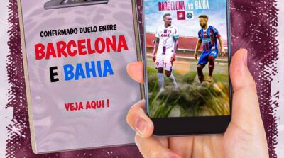 Barcelona de Ilhéus confirma confronto contra o Bahia no Estádio Barradão