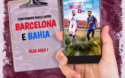 Barcelona de Ilhéus confirma confronto contra o Bahia no Estádio Barradão