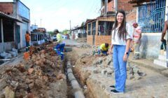 Secretaria de Infraestrutura de Ibicaraí realiza troca de manilhas na Vila Emílio Izabel