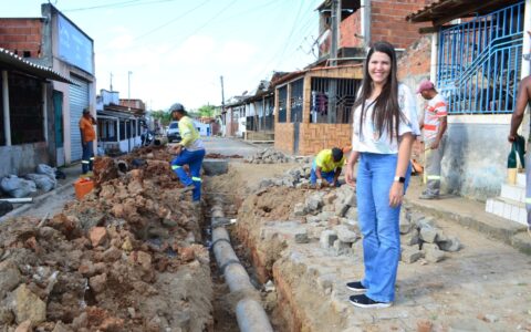 Secretaria de Infraestrutura de Ibicaraí realiza troca de manilhas na Vila Emílio Izabel