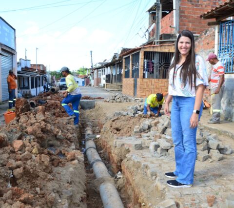 Secretaria de Infraestrutura de Ibicaraí realiza troca de manilhas na Vila Emílio Izabel