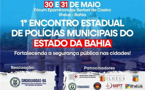 Ilhéus sedia Encontro Estadual de Policiais Municipais da Bahia com apoio da Prefeitura
