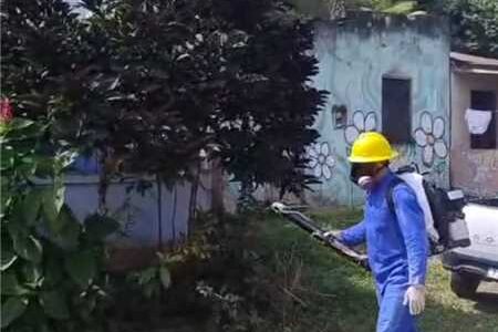 Agentes de Endemias realizam ação emergencial contra arboviroses em Urucutuca, distrito de Ilhéus