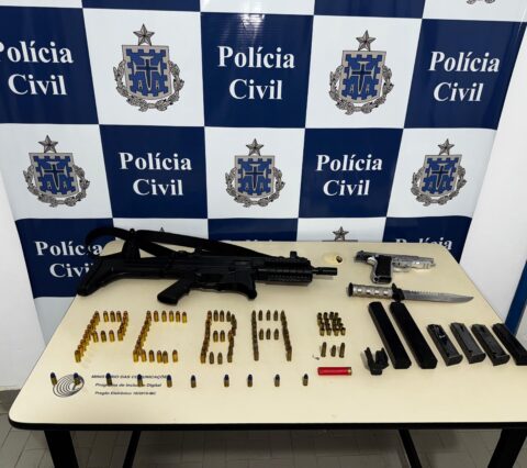 Armas são apreendidas em cumprimento de mandado no  Sul da Bahia