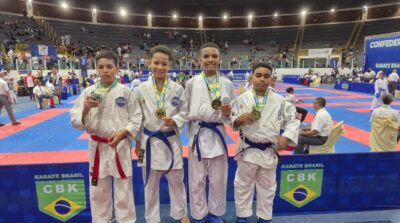 Bahia conquista 121 medalhas e segundo lugar geral do Campeonato Brasileiro de Karatê