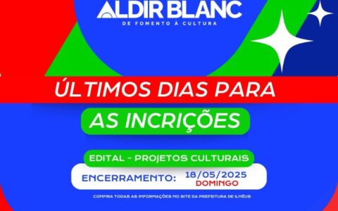 Inscrições do Edital de Cultura da PNAB se encerram neste domingo em Ilhéus