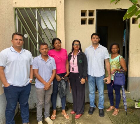 Prefeitura de Ilhéus e Caixa realizam vistoria em bloco habitacional em situação de risco
