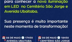 Prefeitura de Ilhéus inaugura nova iluminação em LED na Avenida Ubaitaba e no Cemitério São Jorge