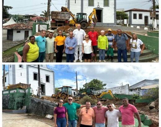 Prefeitura de Itacaré inicia requalificação da Ladeira de São Miguel, importante patrimônio histórico da cidade