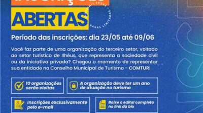 Ilhéus abre inscrições para organizações participarem do Conselho Municipal de Turismo