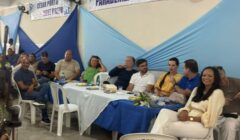 Valderico Junior marcou presença com seu grupo político no aniversário de Jabes Ribeiro