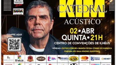 Kim, da Banda Catedral, anuncia show especial em Ilhéus