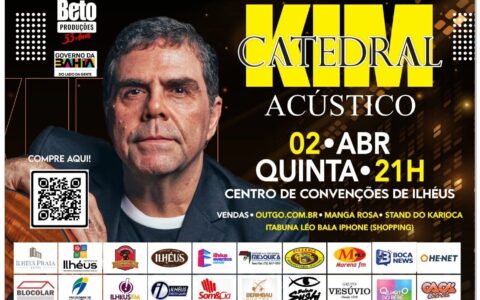 Kim, da Banda Catedral, anuncia show especial em Ilhéus