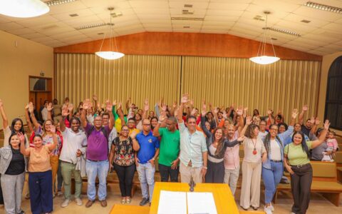 Soane Galvão e Marão participam de aula inaugural dos cursos de capacitação no Vilela