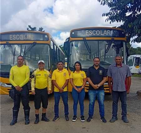 Sutram realiza fiscalização em veículos do transporte escolar em Ilhéus