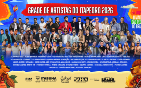 Ita Pedro 2026: Gusttavo Lima, Alok, João Gomes e Zé Neto & Cristiano comandam maior edição da festa em Itabuna