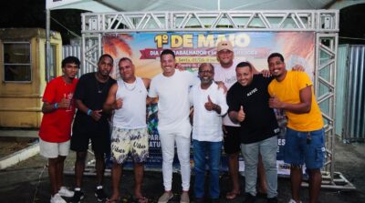 Na festa do trabalhador, Bebeto Galvão defende fim da escala 6x1 e piso nacional para servidores de Ilhéus