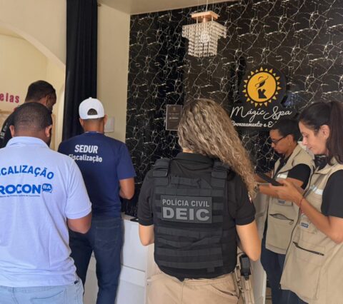 Polícia Civil cumpre mandados judiciais em espaços de bronzeamento artificial