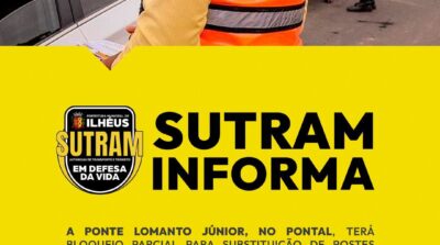 Ponte Lomanto Junior será parcialmente interditada nesta quinta-feira (14)