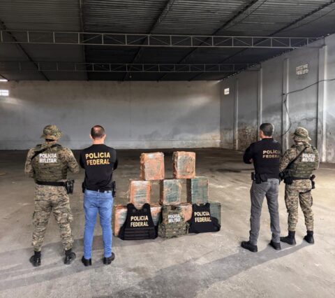 Forças Federal e Estadual da Segurança Pública apreendem 300kg de cocaína