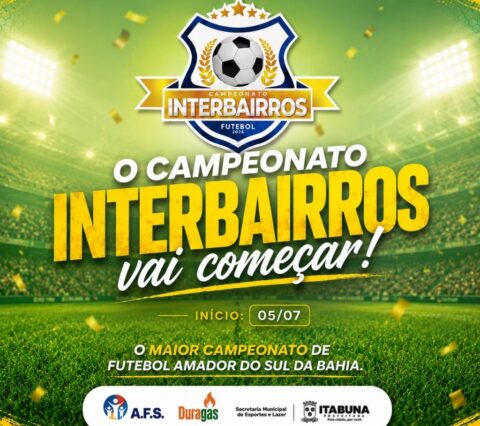 25º Campeonato Interbairros de Futebol de Itabuna começa domingo com 36 seleções