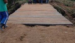 Ação conjunta entre Prefeitura e agricultores recupera Ponte do Lourenço no distrito de Rio do Braço