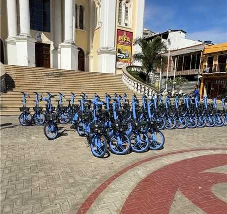 Além dos patinetes, Jet implanta 50 bicicletas elétricas em Ilhéus