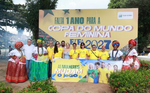 Bahia dá início à contagem regressiva para a Copa do Mundo FIFA de Futebol Feminino 2027