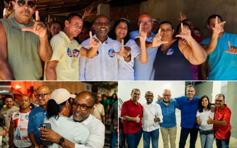 Bebeto Galvão participa dos festejos de 98 anos de Xique-Xique e recebe apoio de lideranças locais