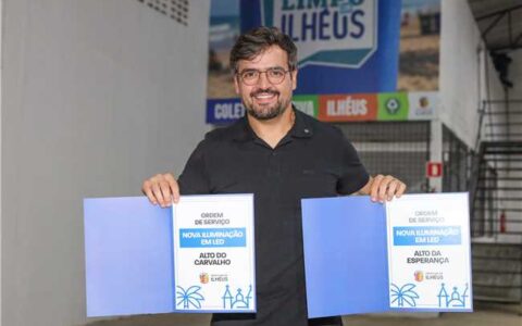 Prefeitura de Ilhéus avança com implantação de iluminação em LED no Alto da Esperança