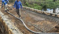 Prefeitura de Ilhéus conclui concretagem da nova Ponte do Japu