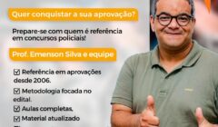 Concurso Polícia Militar da Bahia 2026 é com Professor Emenson Silva