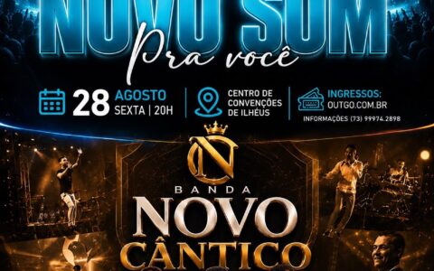 Banda Novo Som retorna a Ilhéus após 20 anos para uma noite histórica de louvor e adoração