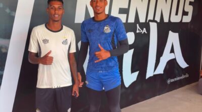 Joias da Base: Atletas do Barcelona de Ilhéus   treinam no Santos e podem ser contratos pelo clube paulista