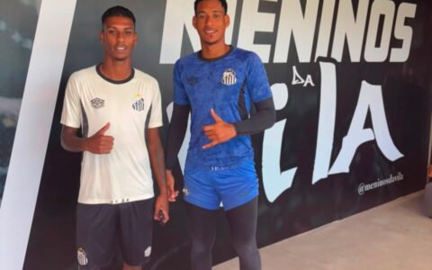 Joias da Base: Atletas do Barcelona de Ilhéus   treinam no Santos e podem ser contratos pelo clube paulista
