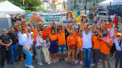 Marão e Soane Galvão comemoram a Independência  da Bahia e reafirmam o compromisso com o futuro