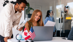 Profissionais que construíram carreira no Canadá passam a considerar os Estados Unidos como próximo passo