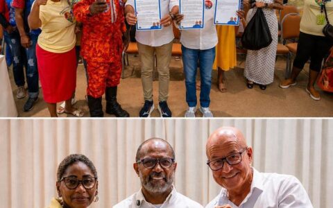 Bebeto e Gazo assinam Carta de Compromisso com as famílias atípicas da Bahia