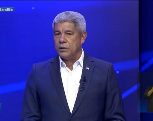 Durante debate da Band, Jerônimo lembra que referência de ACM Neto na segurança foi preso com fuzil