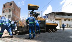 Mais de 70 ruas já foram requalificadas através do Programa Pavimenta Itabuna