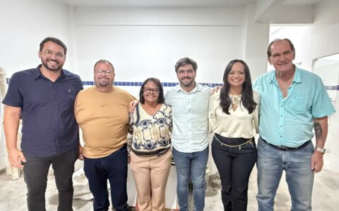 Prefeito Valderico Junior vistoria UBS Euler Ázaro e área da futura UBS Tipo IV