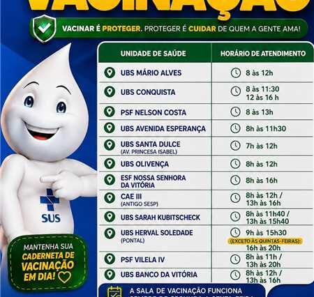 Prefeitura de Ilhéus inicia Campanha de Multivacinação 2026