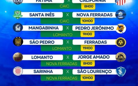 Prefeitura de Itabuna promove sorteio para definir jogos da 3ª fase do 25º Campeonato Interbairros