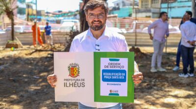 Valderico acompanha obra e mantém ritmo de progresso no Vilela